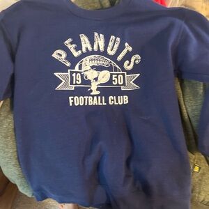 Peanuts Navy Football Club Sweatshirt